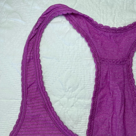 Lululemon pink silver infused tank top. - Picture 3 of 4